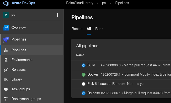 All Pipelines